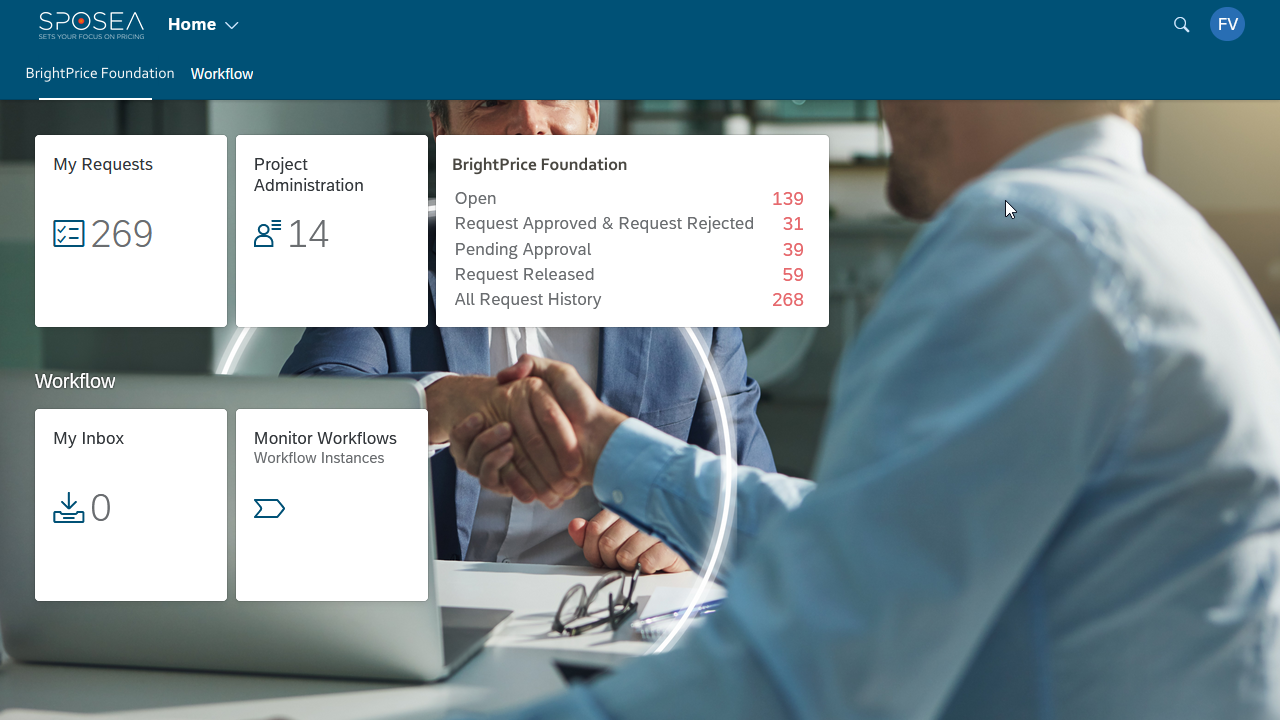 screenshot of BrightPrice Suite
